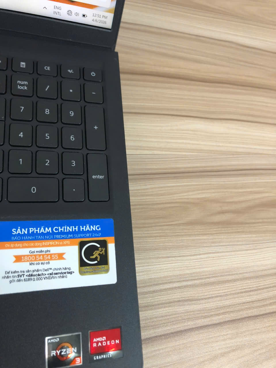 Dell Inspiron 15 3515 | AMD Ryzen 3 3250 | RAM 8GB | SSD 256GB | MÀN HÌNH 15.6