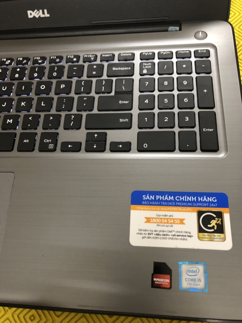 Dell Inspiron 5567 | CORE I5 | RAM 8GB | SSD 480GB | MÀN 15.6 IN