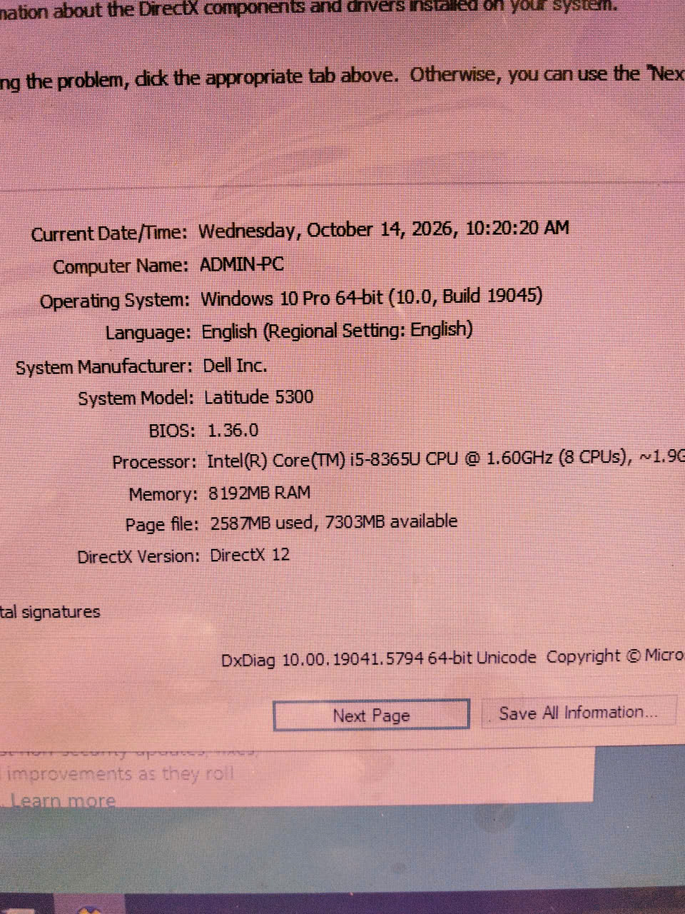 Dell Latitude 5300 | MÀN HÌNH 13.3 IN | CORE I5 8365U | RAM 8GB | SSD 256GB